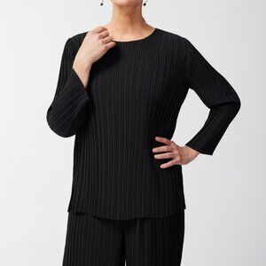 Pleated Side Slit Tunic
